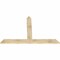 Ekena Millwork Portland Rough Sawn Timber Gable Bracket, Douglas Fir, 72"W x 48"H x 2"D x 6"F, 16/12 Pitch GBW072X48X0206POR00RDF - alternate 4